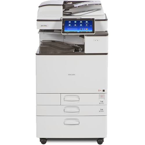 Absolute Toner $42/Month Ricoh MP C2004 Color Laser Multifunction Printer Copier Scanner Fax 11x17, 12x18 With Auto Duplex Printing For Office Showroom Color Copier