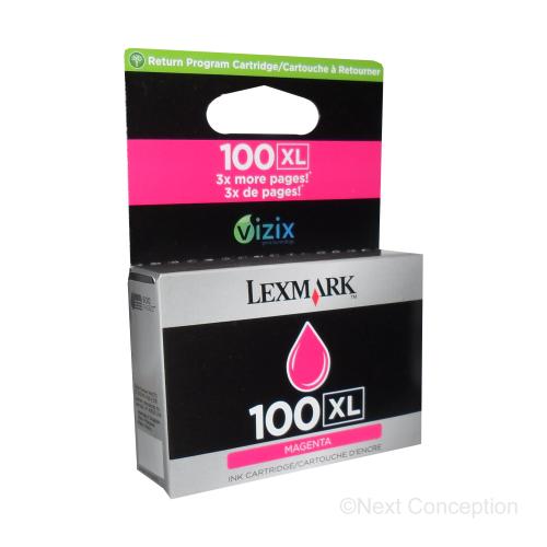 Absolute Toner Lexmark 100XL Magenta Original Genuine OEM Ink Cartridge High Yield | 14N1070 Original Lexmark Cartridges