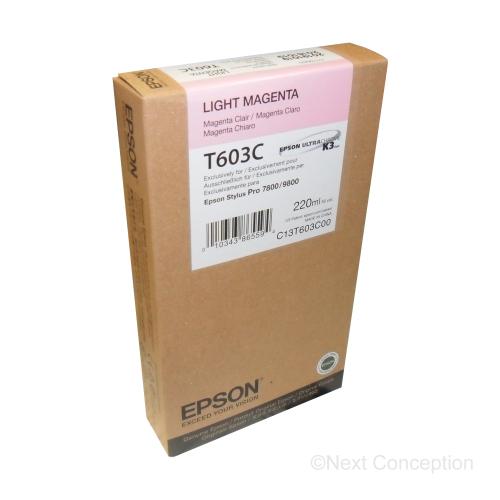 Absolute Toner T603C00 EPSON ULTRACHROME LIGHT MAGENTA 220ML K3 FOR STYLUS Epson Ink Cartridges