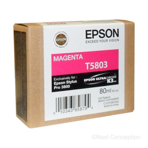 Absolute Toner T580300 EPSON ULTRACHROME MAGENTA INK 80ML, STYLUS PRO 3800 Epson Ink Cartridges