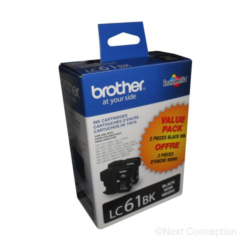 Absolute Toner Genuine Brother LC612PKS Innobella Black Ink Cartridge-(2 in a pack) Original Brother Cartridges