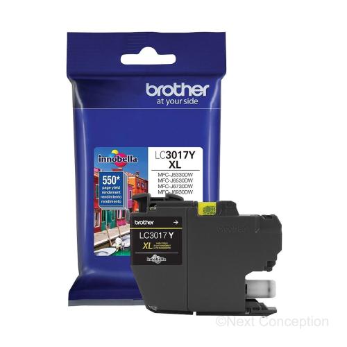 Absolute Toner LC3017YS YELLOW INK FOR MFCJ6530DW, MFCJ6930DW 0.55K Brother Ink Cartridges