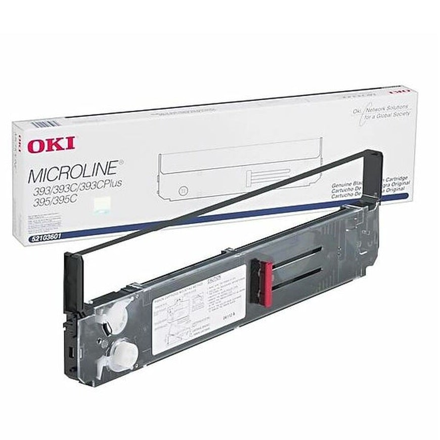 Absolute Toner Okidata OEM (52103601) Black Dot-Matrix  Printer Ribbon Cartridge Original Oki Data Cartridges