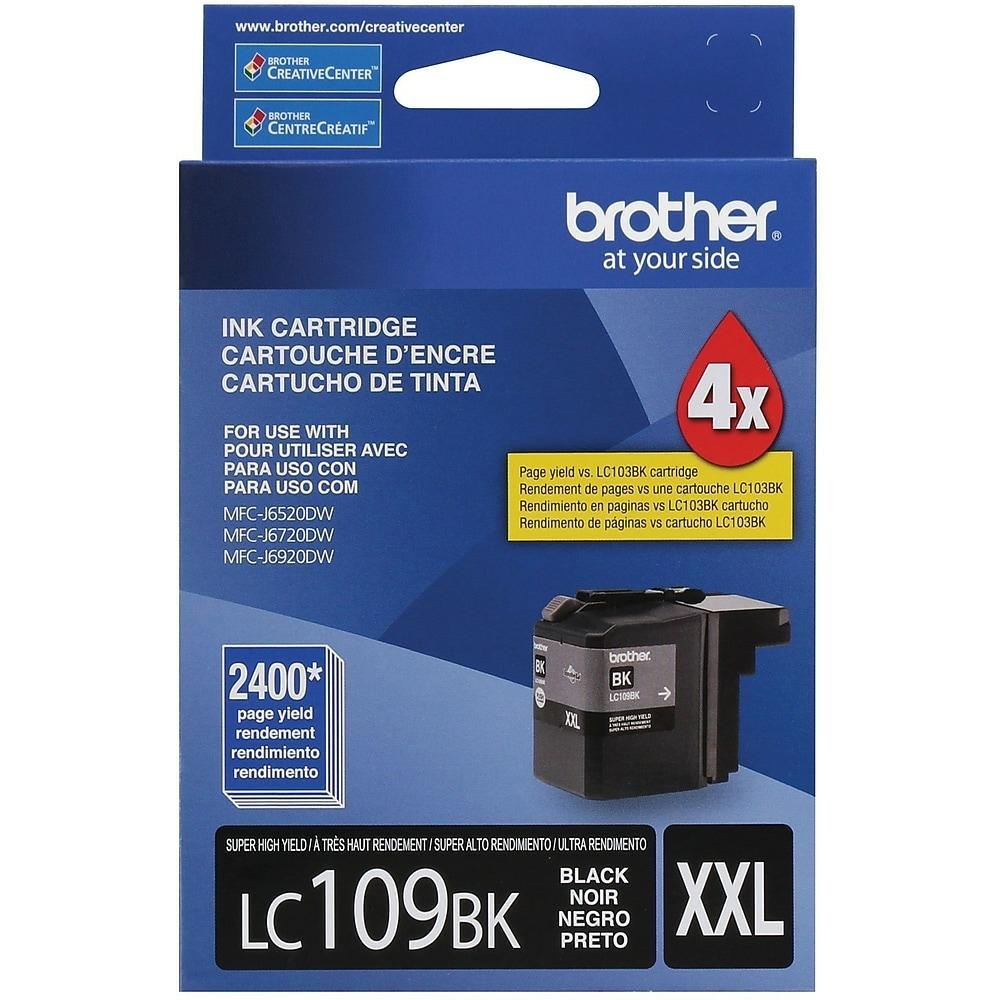 Absolute Toner Brother Genuine OEM LC109BKS Ultra High-Yield Black Ink Cartridge Original Brother Cartridges