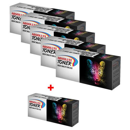 Absolute Toner Compatible 5  Brother TN-350 Black Toner and GET 1 FREE DR-350 Drum Unit Cartridge Brother Toner Cartridges