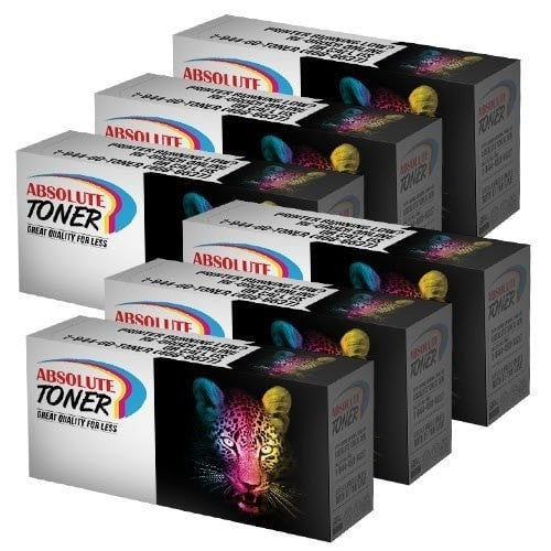 Absolute Toner Compatible 6  Brother TN-1030 TN-1060 Black Toner Cartridge Combo Brother Toner Cartridges