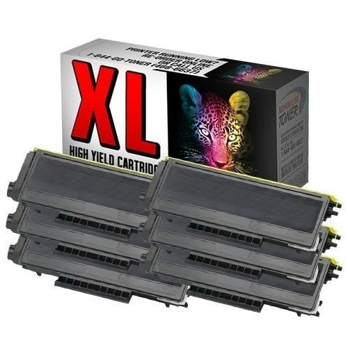 Absolute Toner Compatible 6  Brother TN-580 High Yield Black Toner Cartridge Combo (High Yield Of TN-550) Brother Toner Cartridges