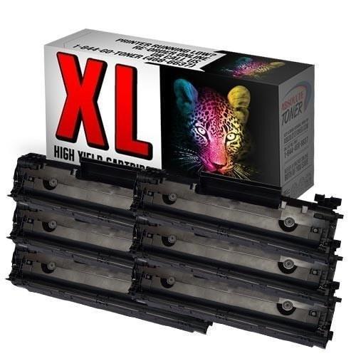 Absolute Toner Compatible 6  Toner Cartridge for HP CB435X 35X Black High Yield of CB435A 35A HP Toner Cartridges
