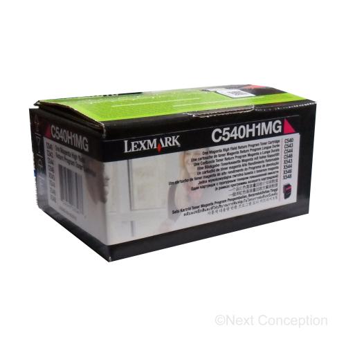 Absolute Toner Lexmark C540 Original Genuine OEM High Yield Magenta Toner Cartridge | C540H1MG Original Lexmark Cartridges