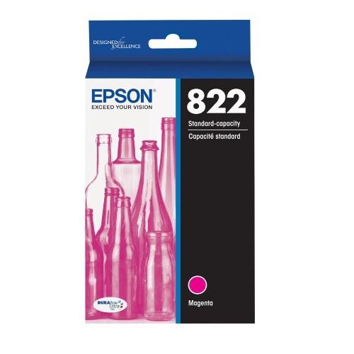 Absolute Toner T822320-S Epson EPSON T822 Standard Capacity Magenta Ink Cartridge Original Epson Cartridge