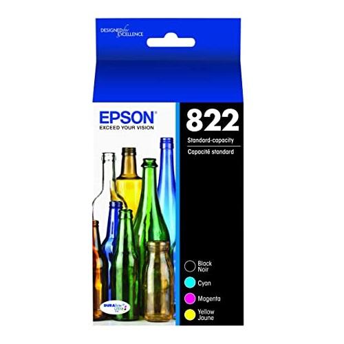 Absolute Toner T822120-BCS Epson EPSON T822 Standard Capacity Combo (CMYK) Original Epson Cartridges