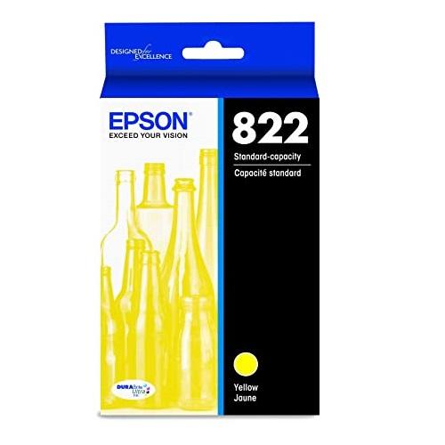 Absolute Toner T822420-S Epson EPSON T822 Standard Capacity Yellow Ink Cartridge Original Epson Cartridge