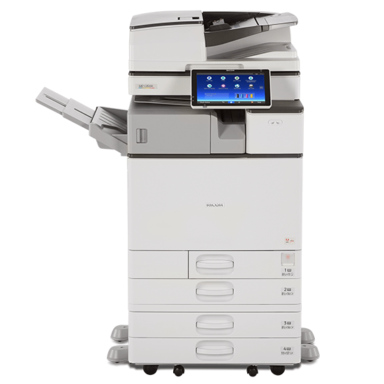 Absolute Toner $75/Month - Ricoh MP C4504EX 45PPM Colour Multifunction Office Laser Printer Copier Scanner up to 180 IPM, 11x17, 12x18, 300gsm, One-Pass-Duplex Printers/Copiers