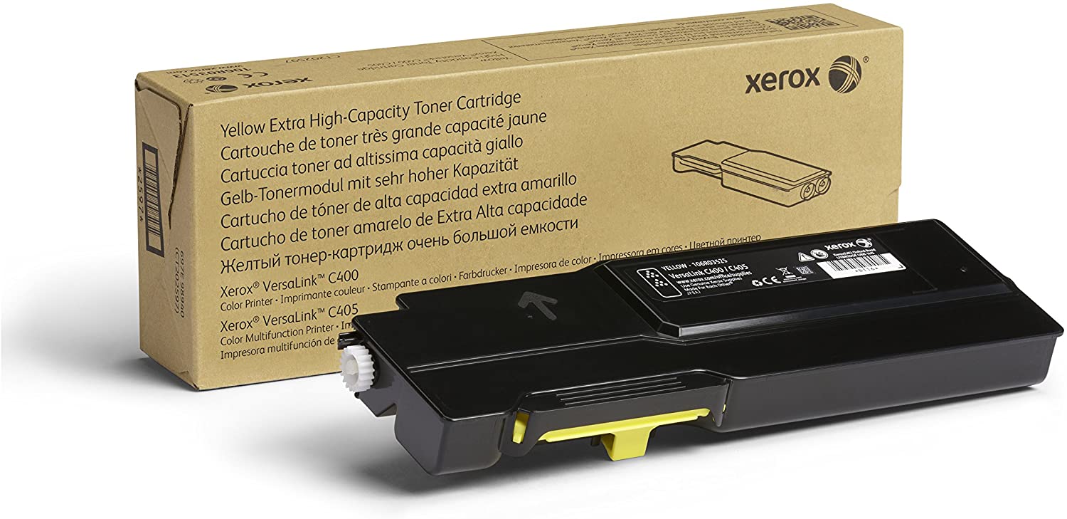 Absolute Toner Xerox 106R03525 Yellow High Yield Original Genuine OEM Toner Cartridge Original Xerox Cartridges