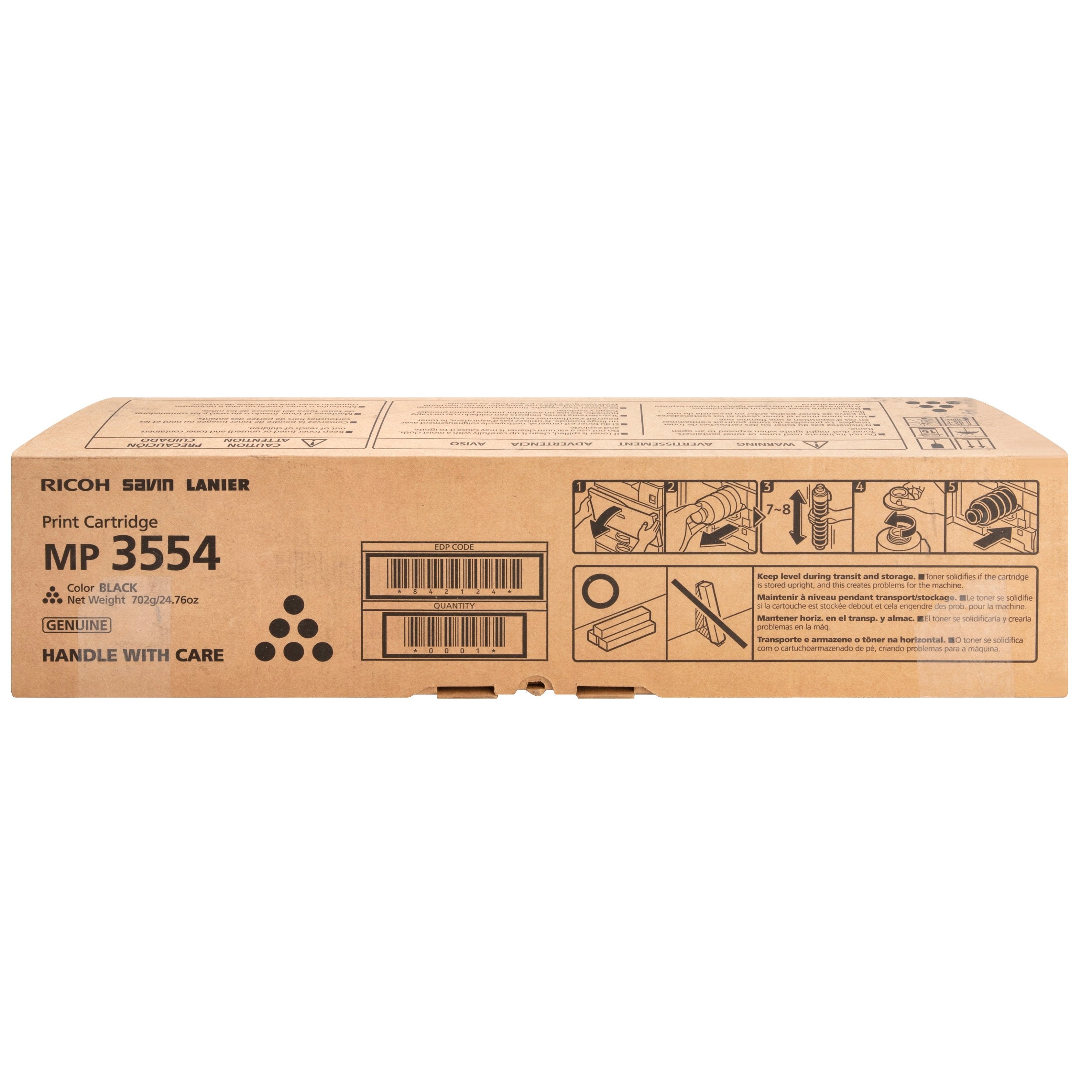 Absolute Toner Ricoh MP 2554/2555/3054/3055/3554/3555 Original Genuine OEM Black Toner Cartridge | Ricoh 842124 Originial Ricoh Cartridges