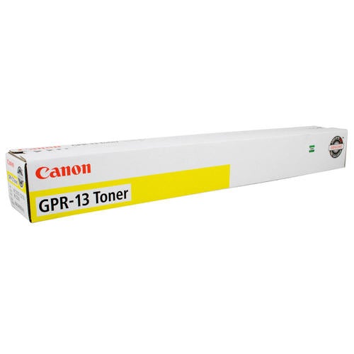 Absolute Toner Canon GPR-13 Original Genuine OEM Yellow Toner Cartridge | 8643A003AA Canon Toner Cartridges