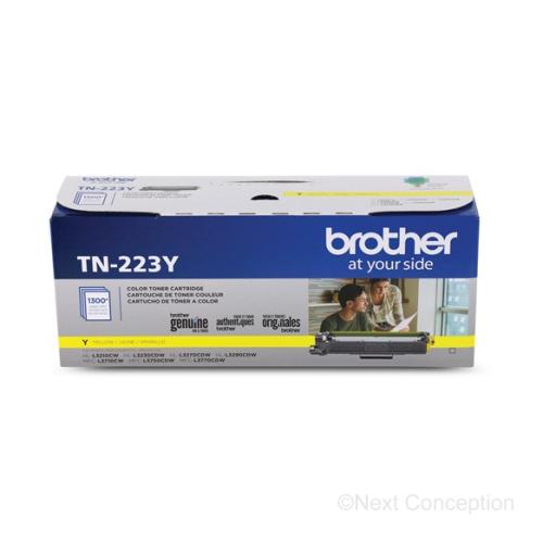 Absolute Toner TN223Y Brother YELLOW TONER 1.3K Original Brother Cartridges