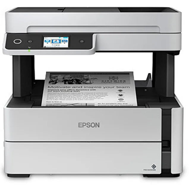 Absolute Toner New Epson WorkForce Supertank ST-M3000 Monochrome Multifunction Printer With Fast Print Speeds And PCL Support - Small And Medium Workgroup Printer Showroom Color Copier
