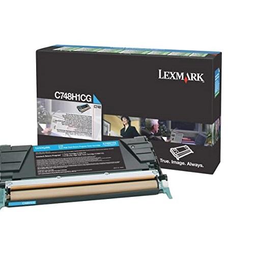 Absolute Toner Lexmark C746 Original Genuine OEM High Yield Cyan Toner Cartridge | C748H1CG Original Lexmark Cartridges