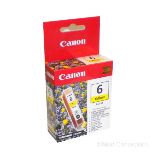 Absolute Toner Canon BCI-6Y Yellow Original Genuine OEM Ink Cartridge | 4708A003 Original Canon Cartridges