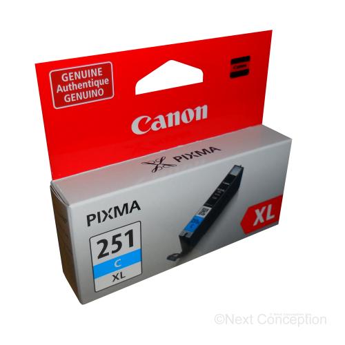Absolute Toner Canon CLI-251XL Original Cyan High Yield Ink Cartridge | 6449B001 Original Canon Cartridges