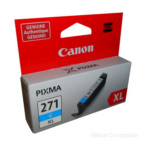 Absolute Toner Canon Genuine OEM CLI-271XL 0337C001 Cyan Ink Original Canon Cartridges