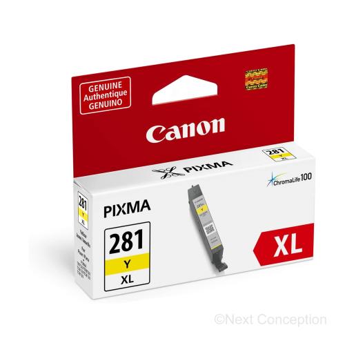 Absolute Toner Canon CLI-281 Yellow Ink Tank Original Genuine OEM | 2036C001 Canon Ink Cartridges