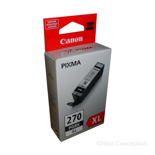 Absolute Toner Genuine Canon OEM PGI-270 XL Black High Yield Ink Cartridge (0319C001) Original Canon Cartridges
