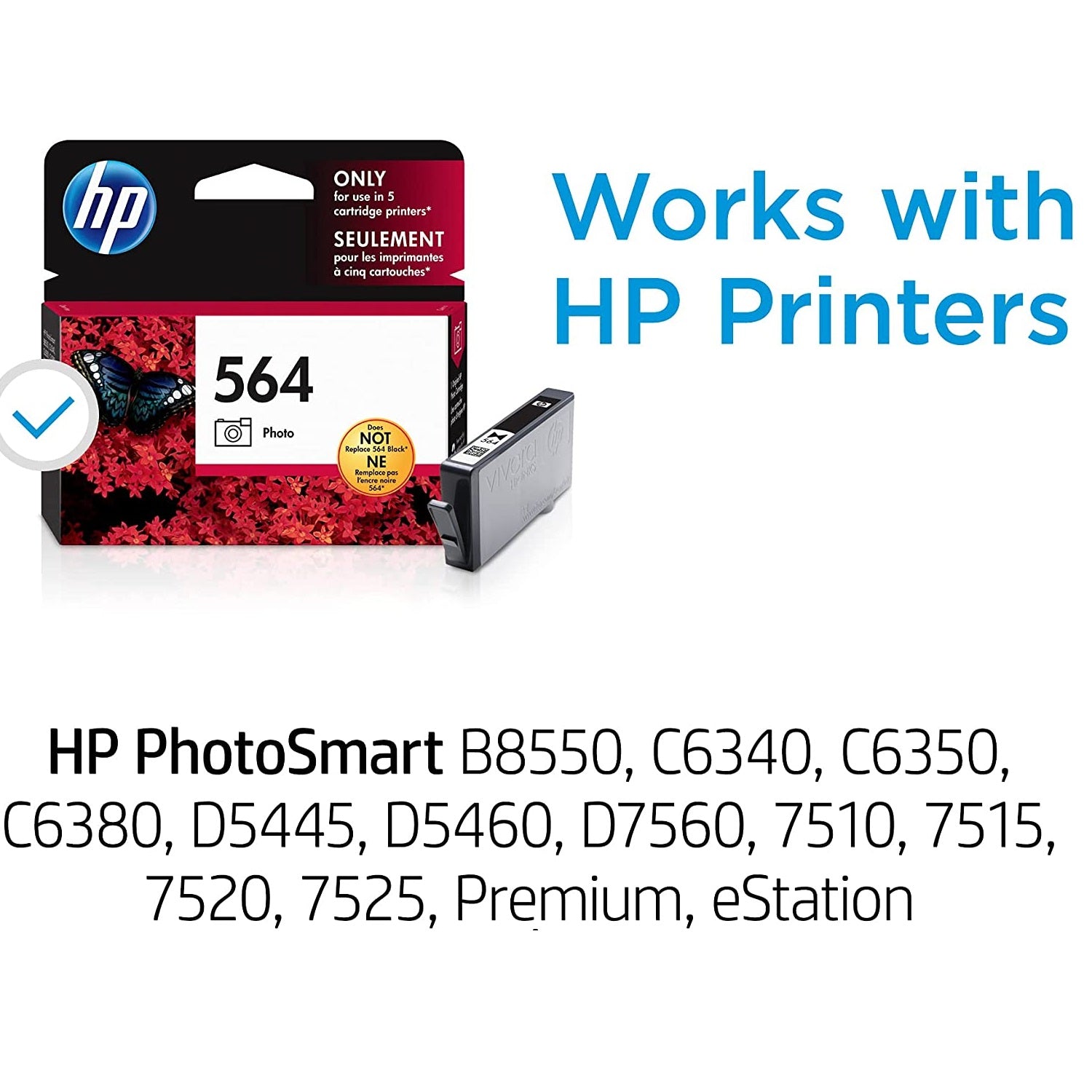 Absolute Toner HP 564 Original Genuine OEM Photo Black Ink Cartridge | CB317WN HP Ink Cartridges