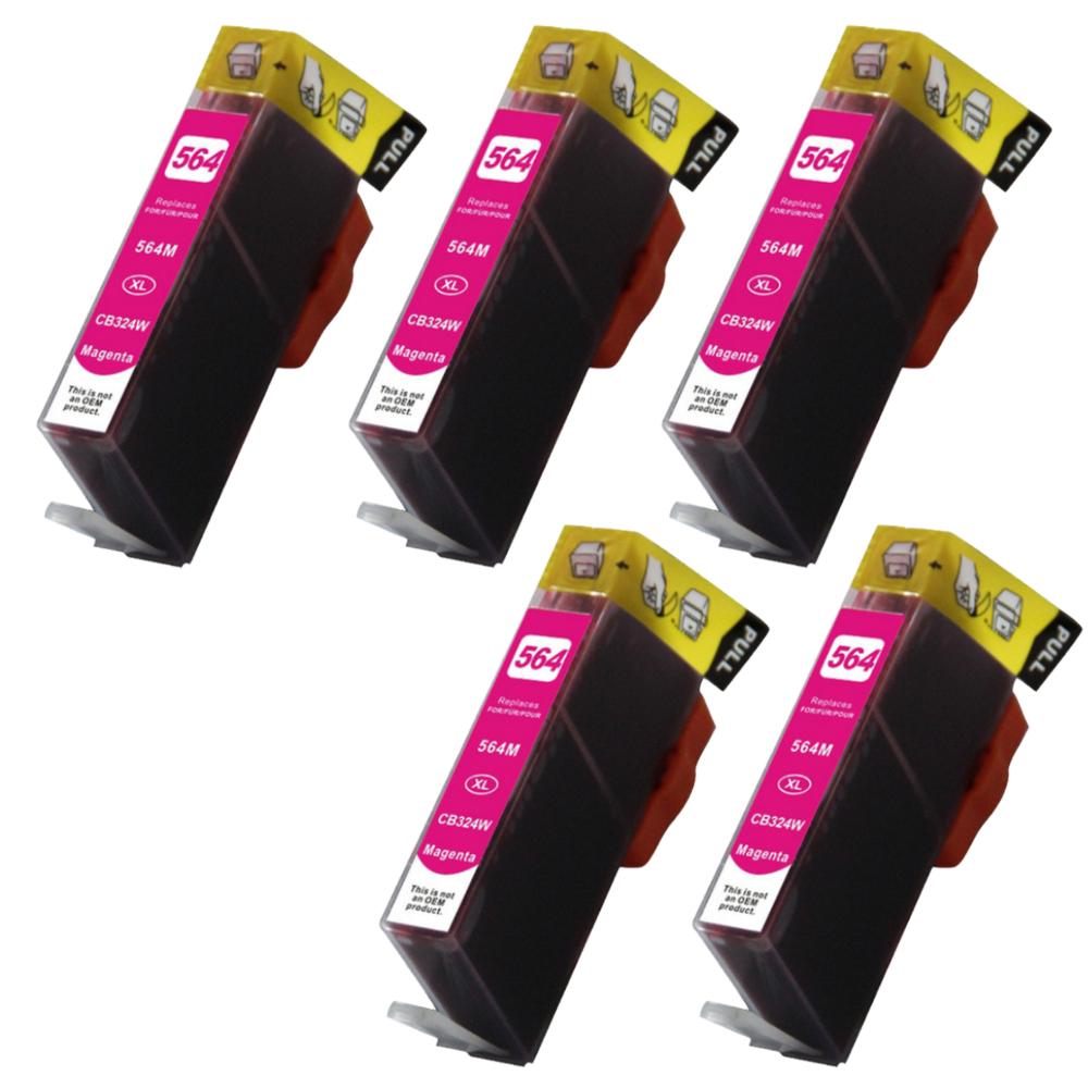 Absolute Toner Compatible HP 564XL CB324WC CB324WN Magenta Ink Cartridge High Yield HP Ink Cartridges
