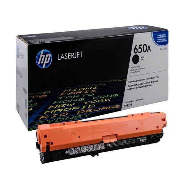 Absolute Toner HP CE270A 650A Original Genuine OEM Black Toner Cartridge HP Toner Cartridges