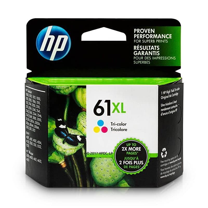 Absolute Toner HP Genuine OEM #61XL CH564WN High Yield Tricolor Ink Cartridge HP Ink Cartridges