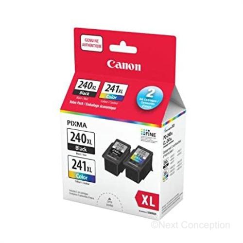 Absolute Toner Canon PG-240XL & 241XL High yield Original Genuine OEM Black & Color Ink Cartridge | 5206B020 Canon Ink Cartridges