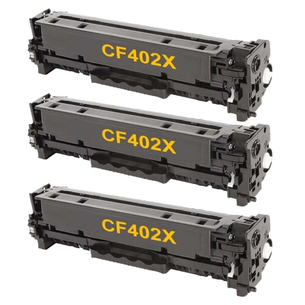 Absolute Toner Compatible PREMIUM QUALITY CF402X HP 201X High Yield Yellow Toner Cartridge | Absolute Toner HP Toner Cartridges