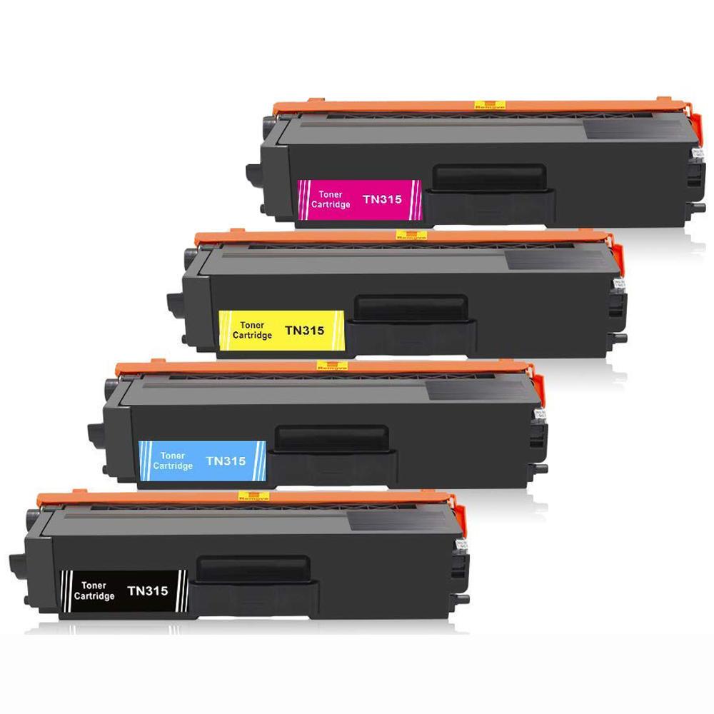 Absolute Toner Compatible Brother TN315 High Yield Color (Black/Cyan/Magenta/Yellow) Toner Cartridge - Combo Pack Brother Toner Cartridges