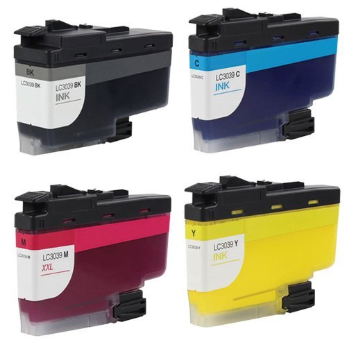 Absolute Toner Compatible Brother LC3039 Ink Cartridge Combo Ultra High Yield BK/C/M/Y Brother Ink Cartridges