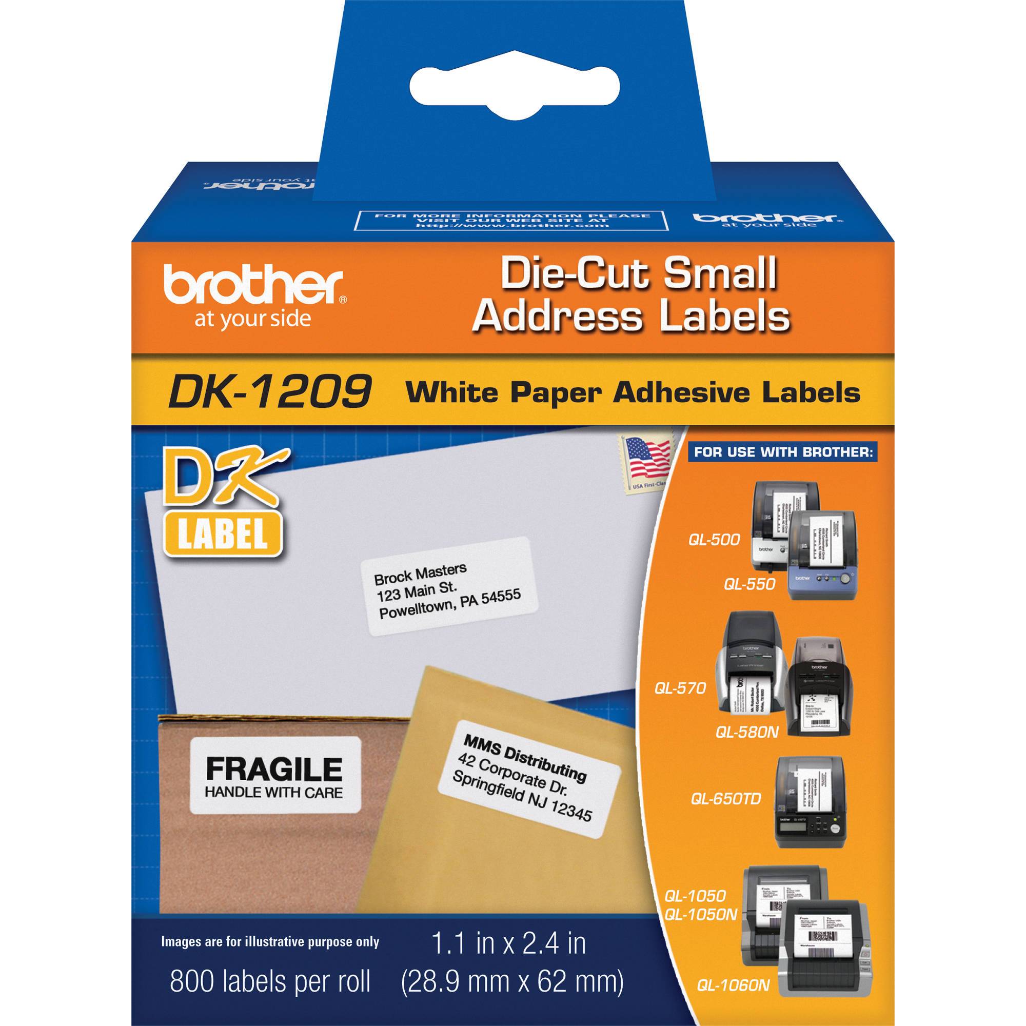Absolute Toner Copy of Brother DK-1203 Original Genuine OEM Label Printer Labels Tape Brother Tape