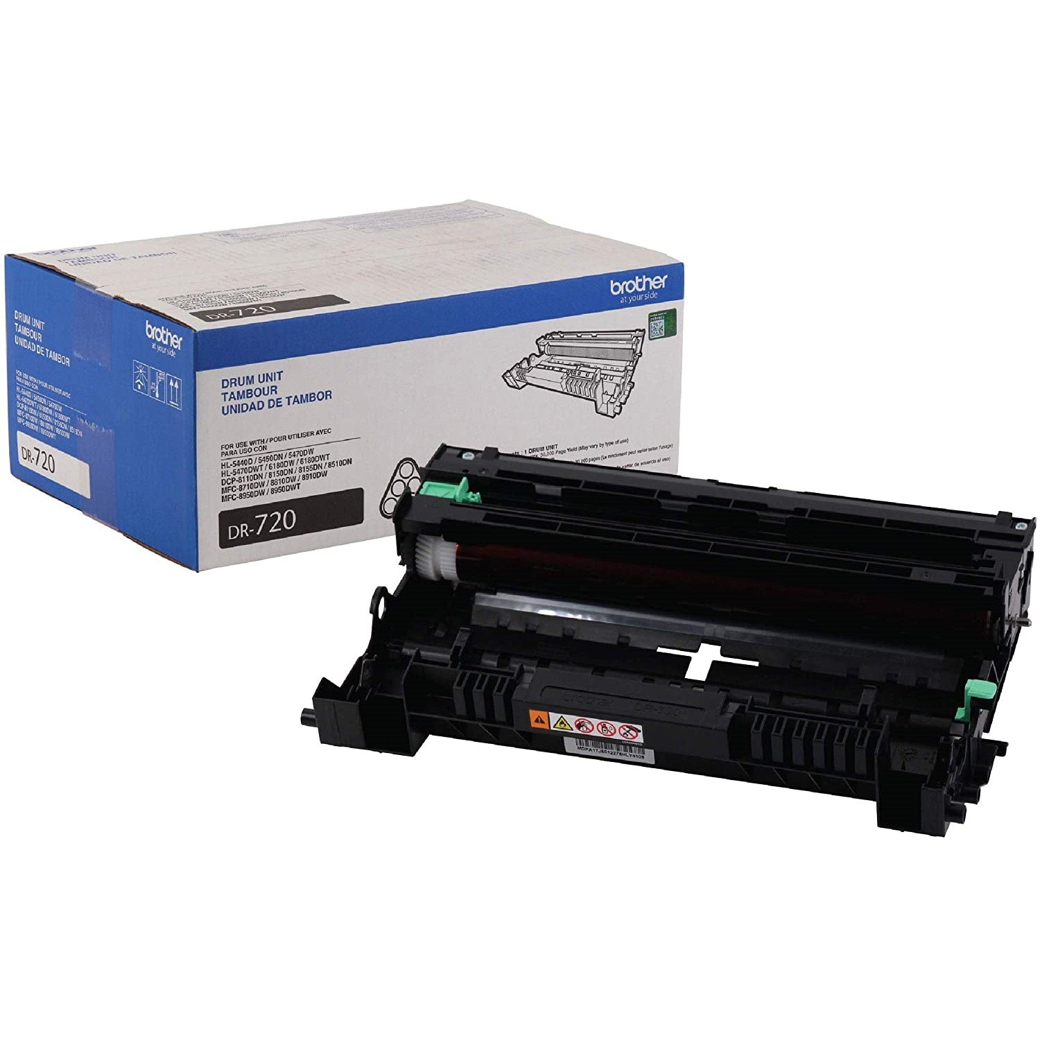 Absolute Toner Brother DR720 Black Genuine Drum Unit | Yields Up to 30,000 Pages Original Brother Cartridges