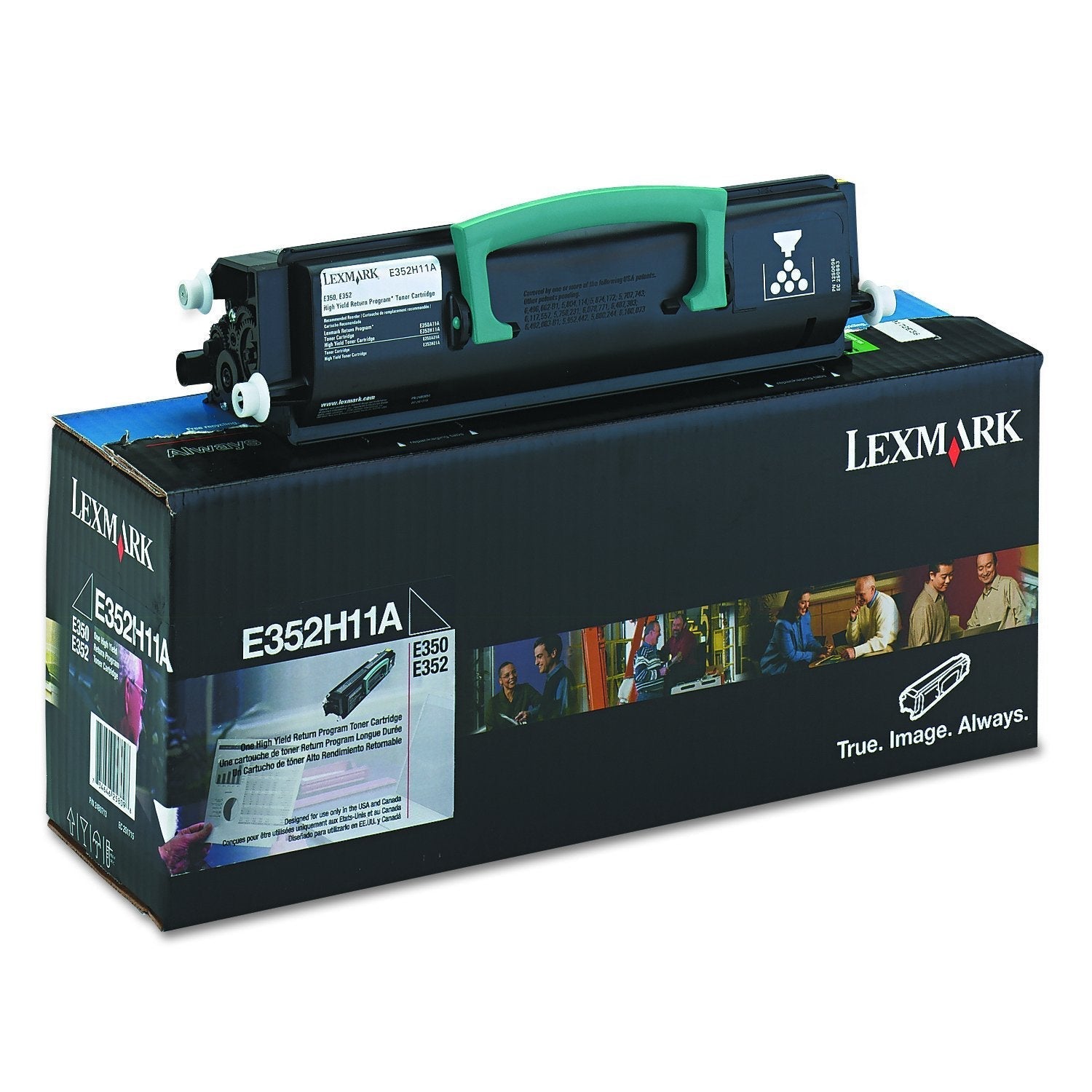 Absolute Toner Lexmark E352H11A Original Genuine OEM High Yield Black Toner Cartridge Original Lexmark Cartridges