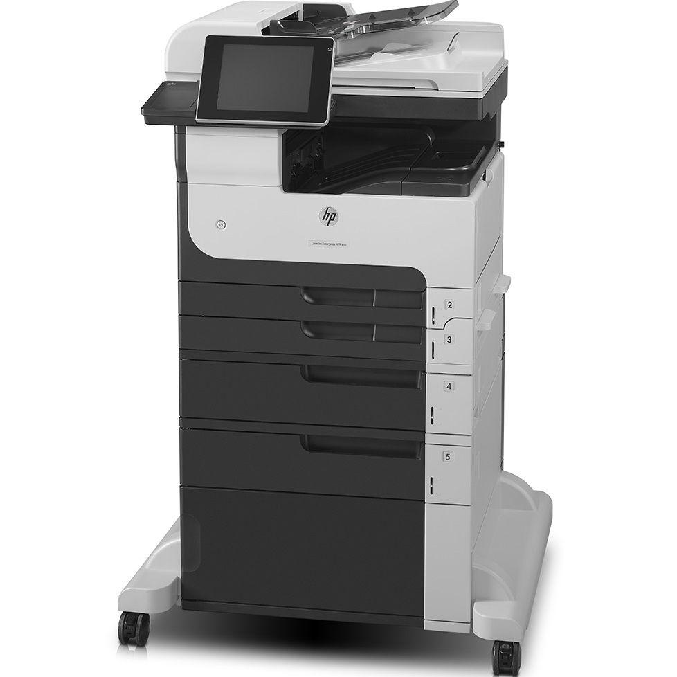Absolute Toner HP LaserJet Enterprise 700 M725dn Multifunction Monochrome Airprint, ePrint Laser Printer Copier Scanner, 11x17 Showroom Monochrome Copiers