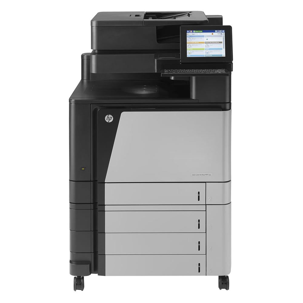 Absolute Toner $59/Month HP Color LaserJet Enterprise Flow M880z MFP (Off-lease) Color Multifunction Laser Printer For Office Showroom Color Copiers