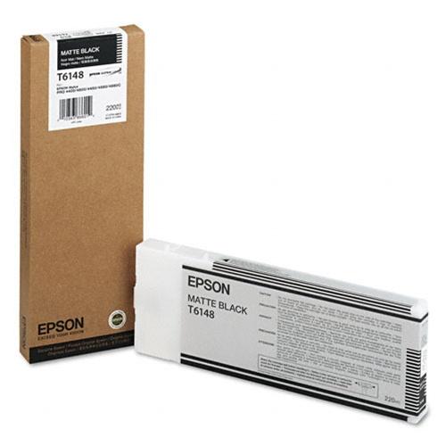 Absolute Toner Original Genuine OEM T614800 EPSON Ultrachrome Matte Black Cartridge Original Epson Cartridges