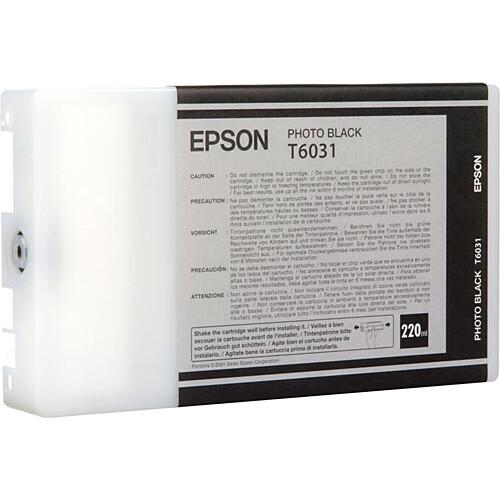 Absolute Toner Genuine Original OEM T603100 EPSON Ultrachrome Photo Black Cartridge Original Epson Cartridges