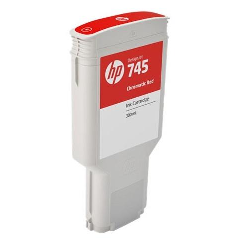 Absolute Toner Original F9K06A HP 745 300ML Genuine OEM Chromatic Red Ink Cartridge HP Ink Cartridges