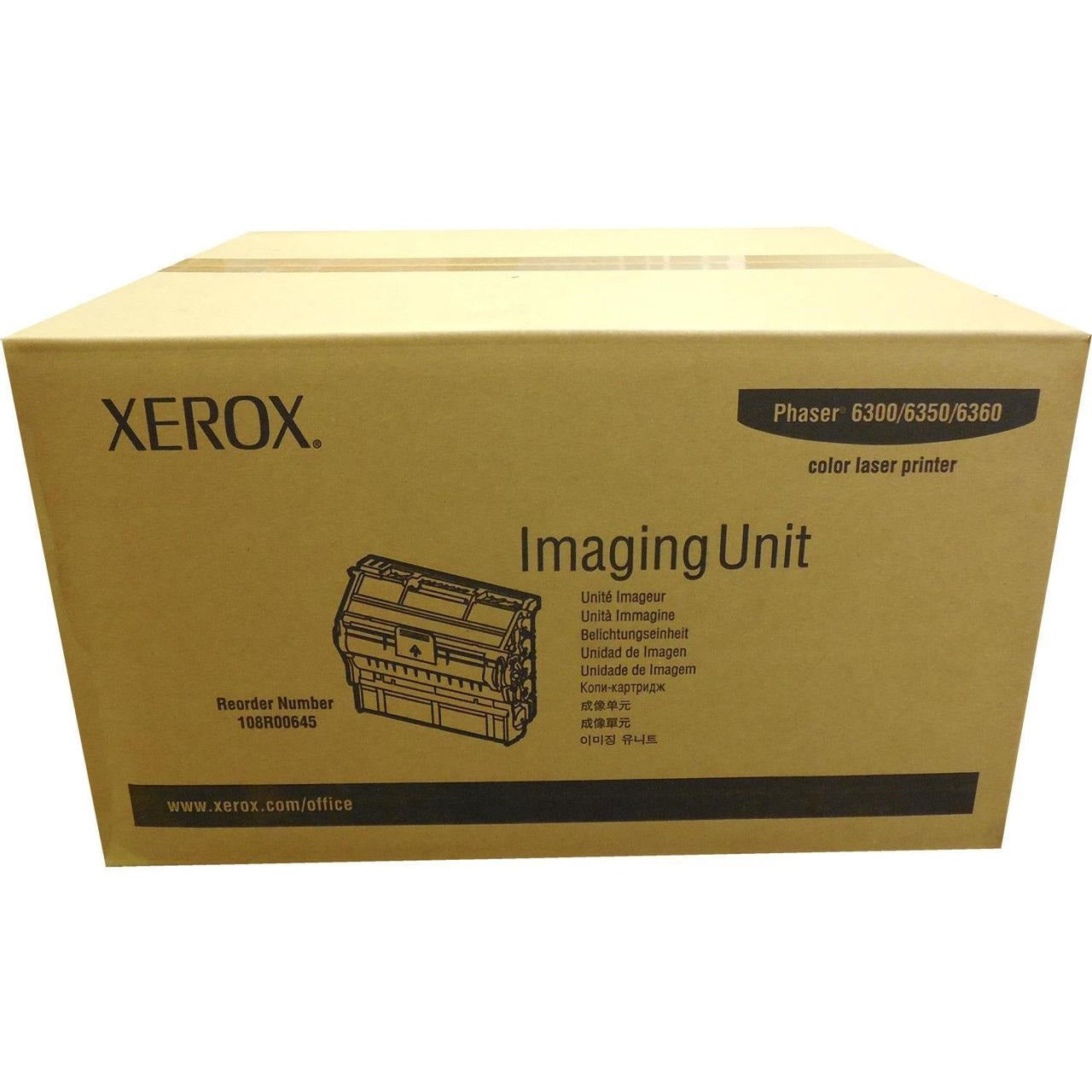 Genuine Xerox 108R00645 Imaging Unit for Phaser 6300/6350/6360 Printer