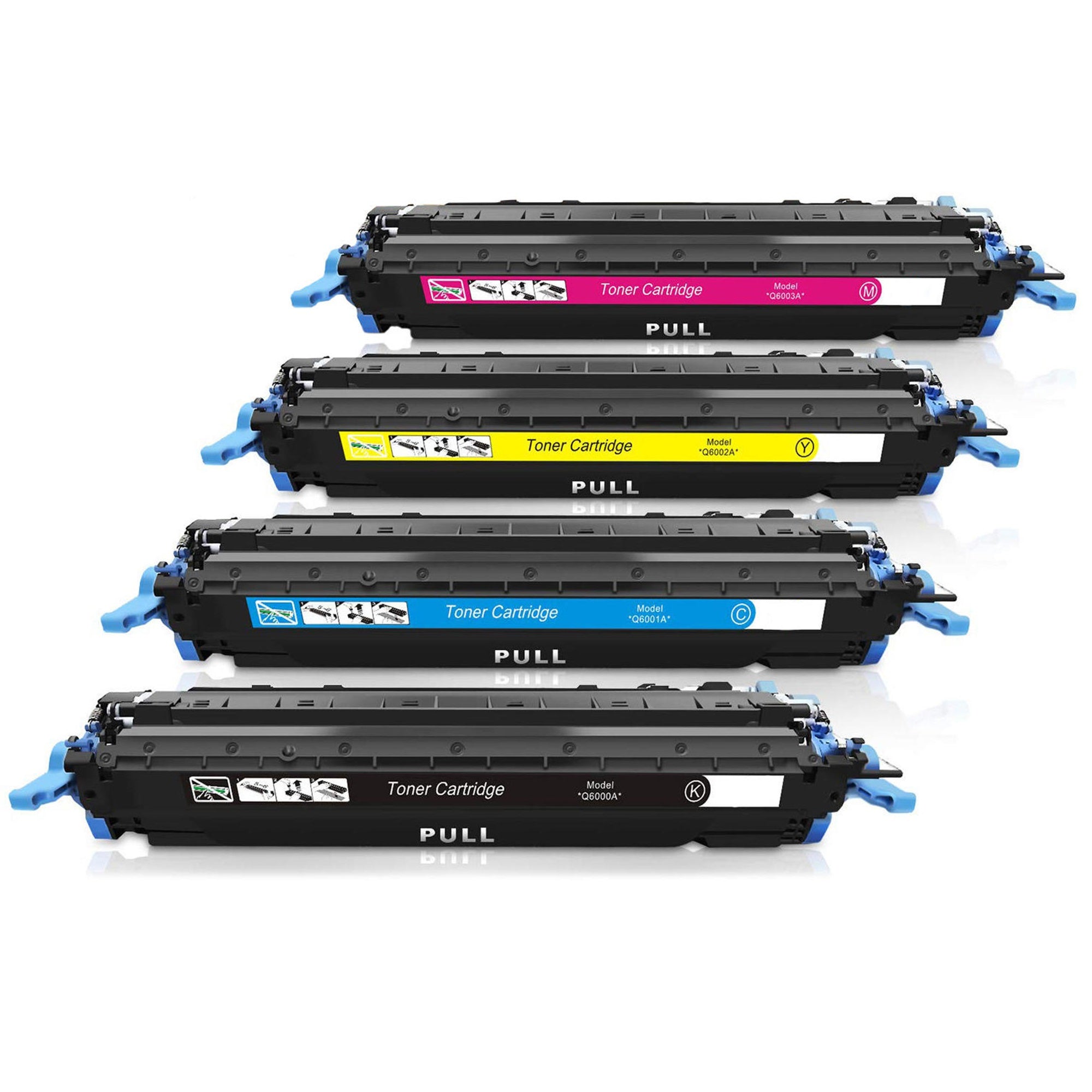 Absolute Toner AbsoluteToner Toner Laser Cartridge Compatible With HP 124A (Black/Cyan/Magenta/Yellow) Color Combo HP Toner Cartridges