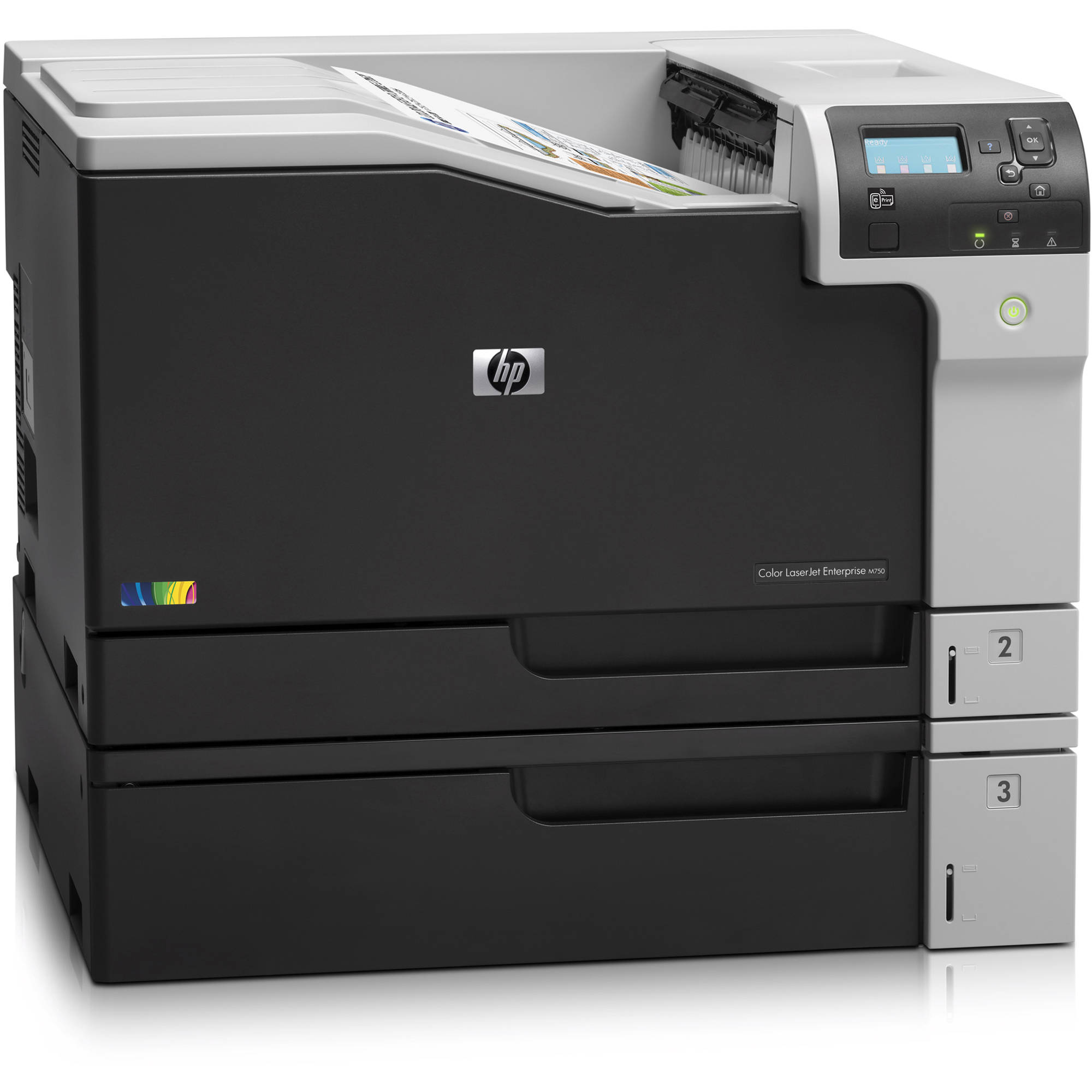 Absolute Toner HP Color 11x17 Laserjet Enterprise M750dn Laser Printer With Auto Two-Sided Printing (D3L09A) For Office, Home Use Laser Printer