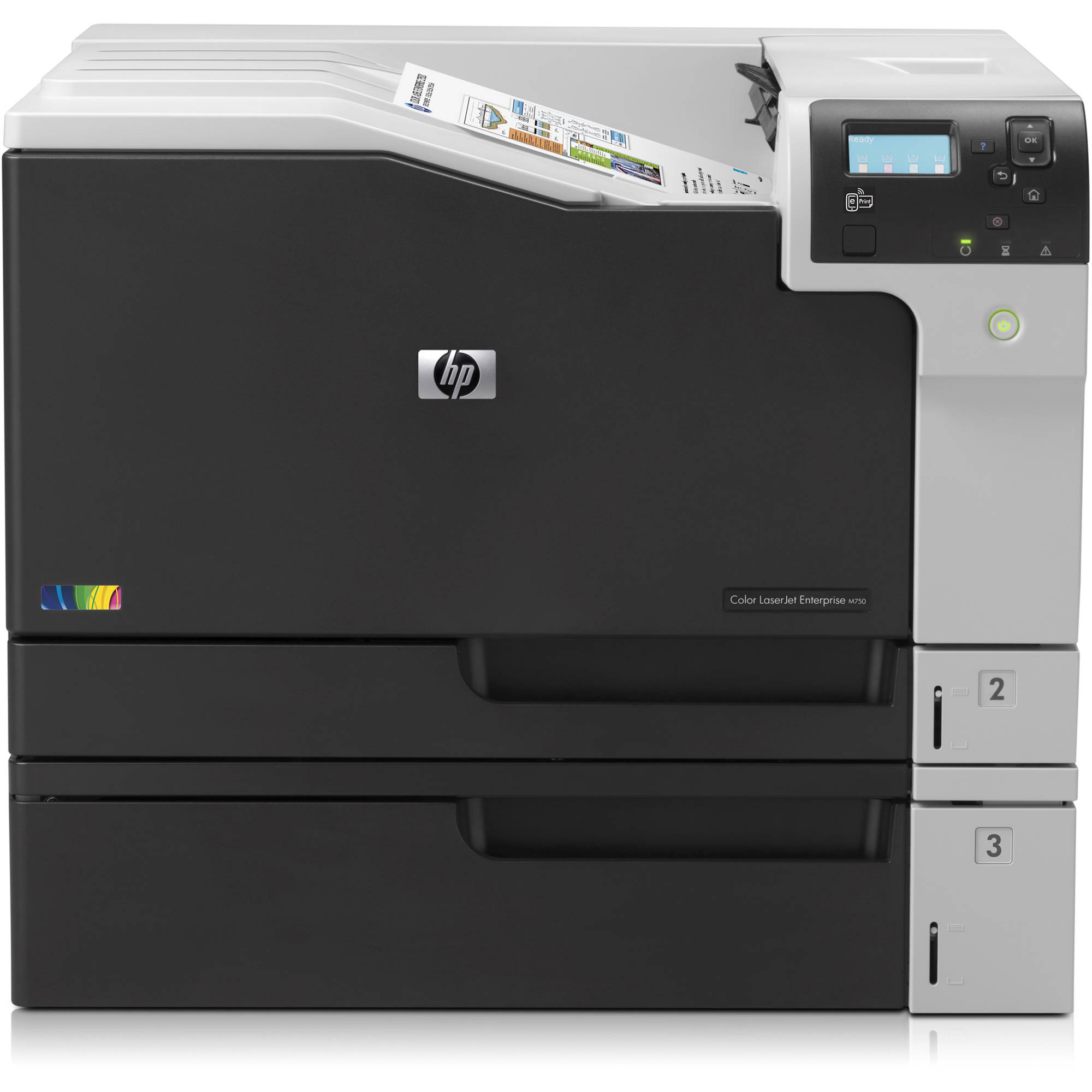 Absolute Toner $20/Month HP Color 11x17 Laserjet Enterprise M750dn (D3L09A) Laser Printer Large Format Printer