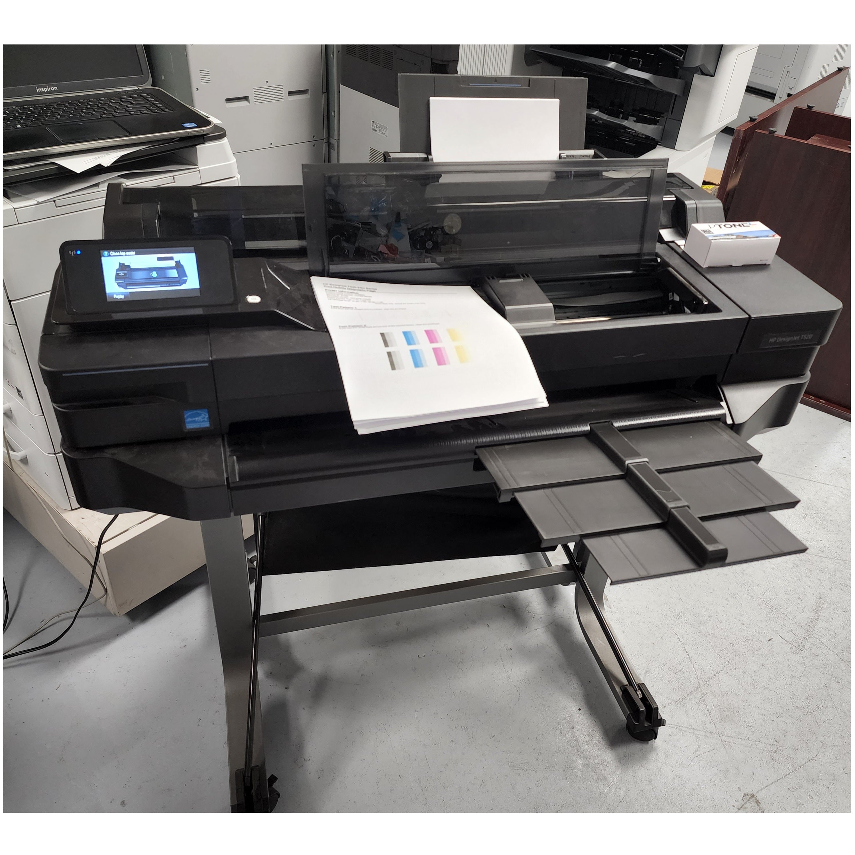 Absolute Toner $25/Month HP DesignJet T520 Large Wide Format Color Wireless Inkjet ePrinter With Web Connectivity For Drawing Large Format Printer