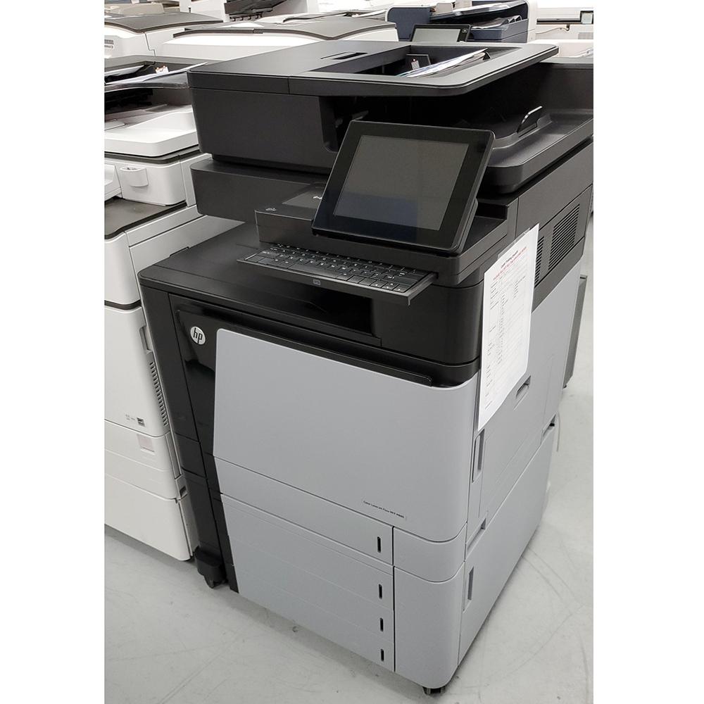 Absolute Toner HP Color LaserJet Enterprise Flow M880z MFP (Off-lease) Color Multifunction Laser Printer For Office - $59/Month Showroom Color Copiers